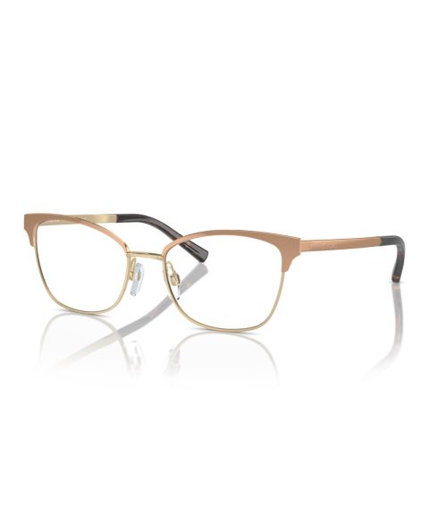 Женские очки Michael Kors Woman Cat Eye Metal MK3012 Adrianna IV Eyeglasses, цвет: Блестящий норковый