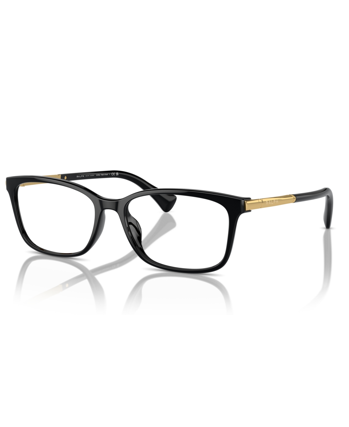 Shop Ralph Lauren Unisex Eyeglasses, A7160u In Shiny Black