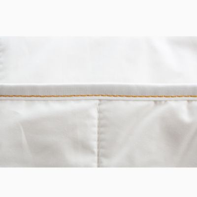 LUXE Collection - European Down And Feather Lightweight Comforter, 100% Cotton Cover