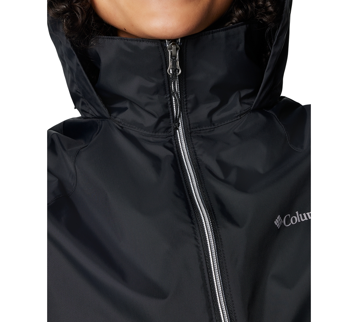 Columbia Plus Size Switchback Ii Sherpa Lined Jacket In Black