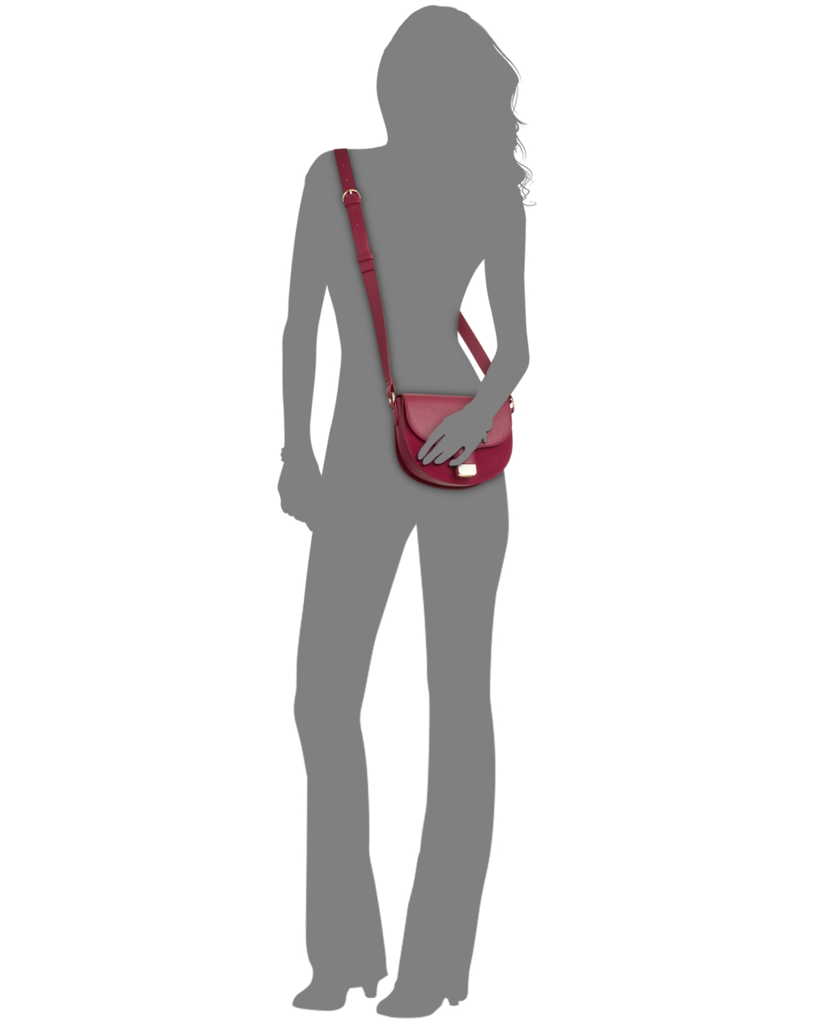 On 34th Holmme Saddle Crossbody, Created for Macy's -li