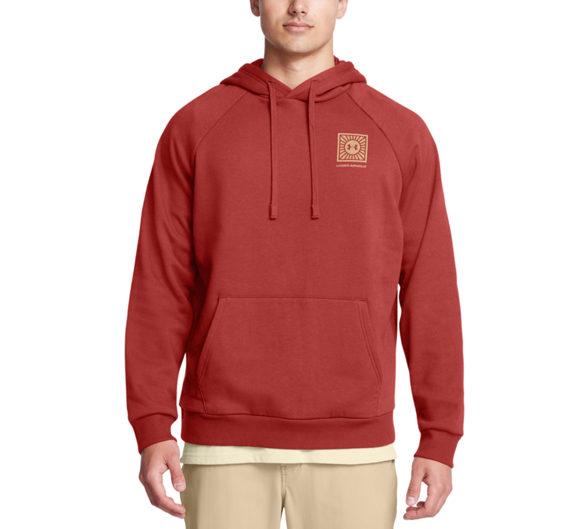 Under Armour Men's Rival Mountain Graphic Hoodie -/ / Camel