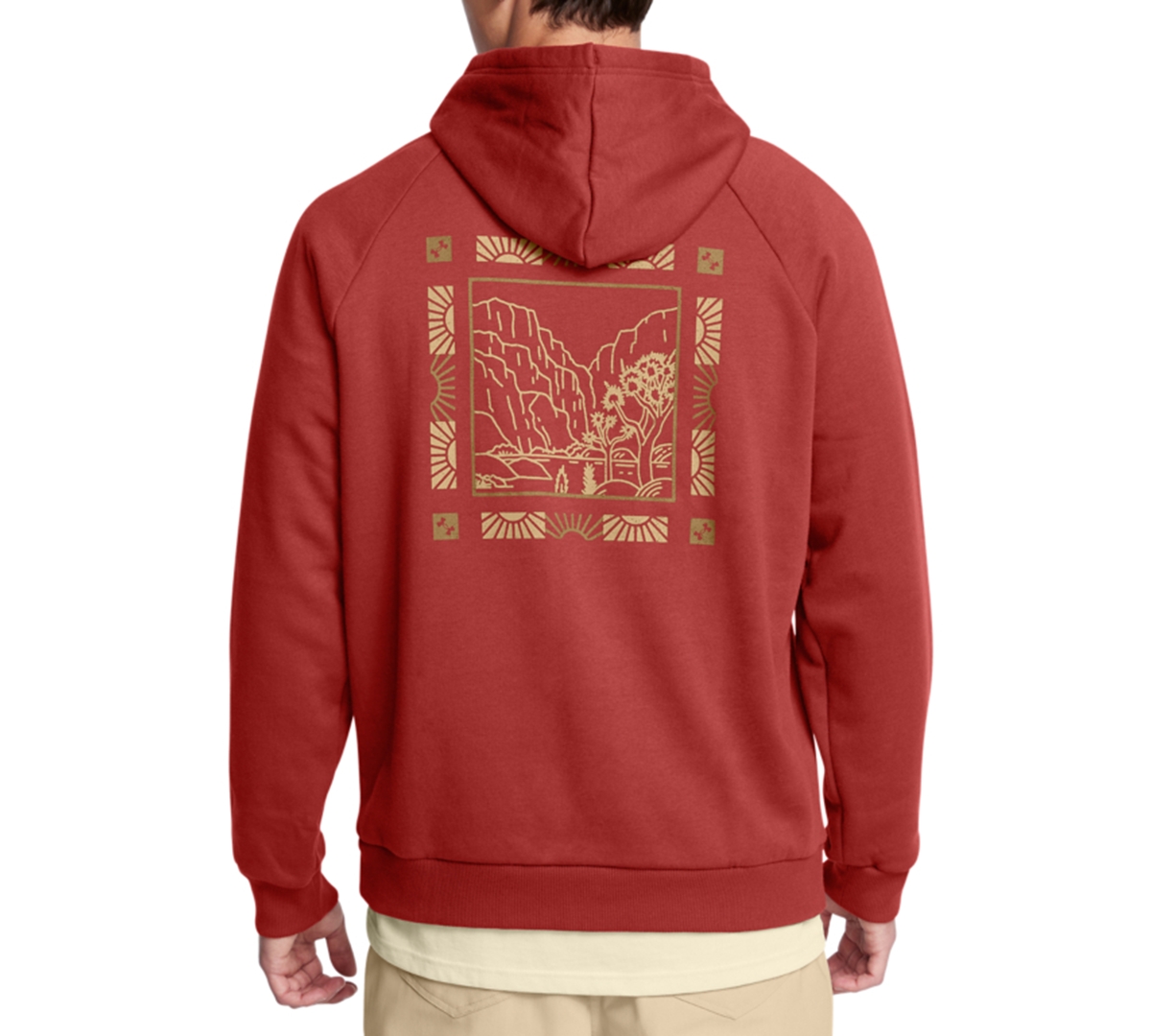 Under Armour Men's Rival Mountain Graphic Hoodie -/ / Camel