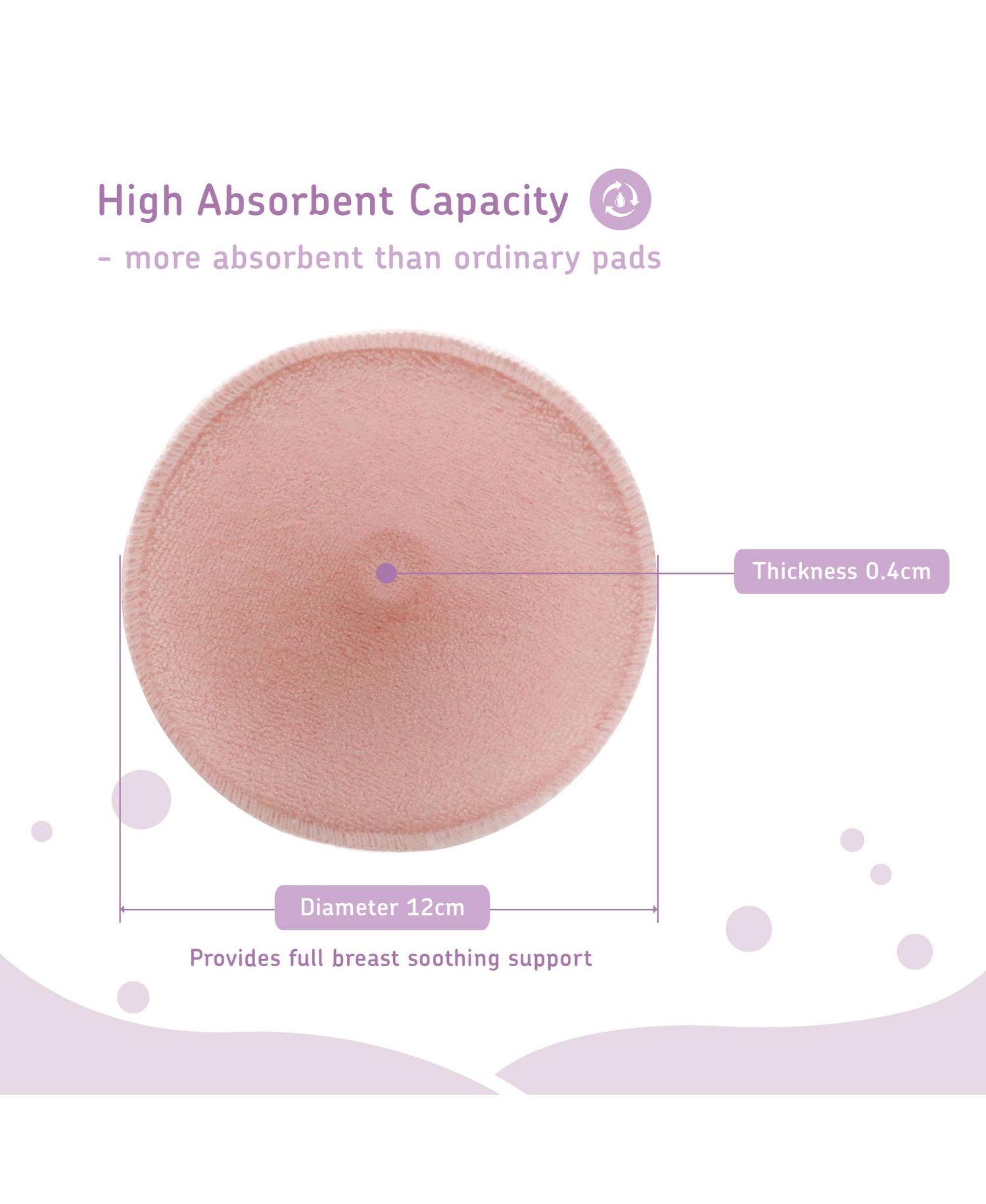 Little Martin's Washable Nursing Pads - 4 Counts