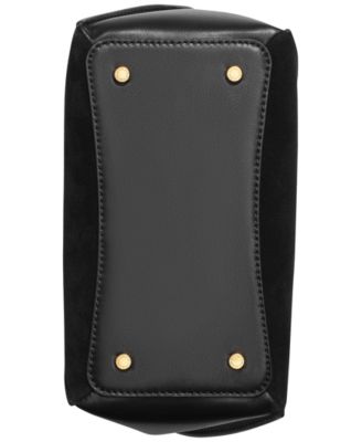 Setauket Leather & Suede Convertible Crossbody with Chain Strap