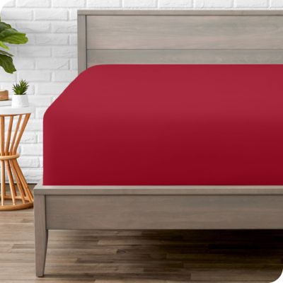 Microfiber 22-Inch Extra Deep Pocket Fitted Sheet-Queen