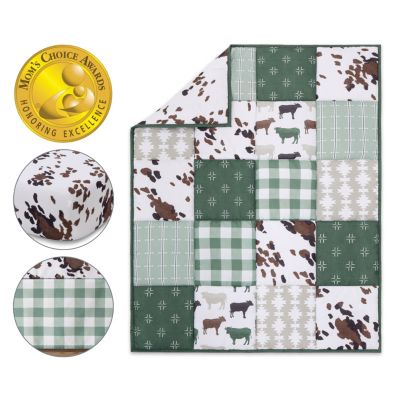 Crib Bedding Set for Baby Boys, Boho Farm, 3 Pieces