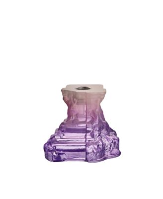 Rocky Baroque Lilac Candlesticks, Small