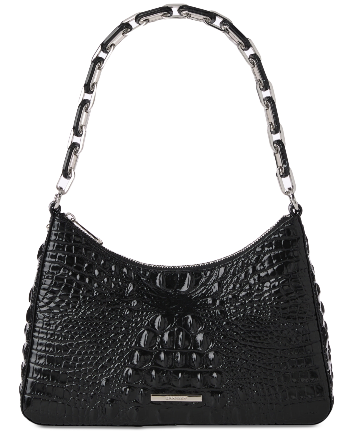 Mod Esme Black Melbourne Medium Leather Shoulder - Black