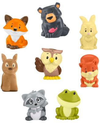 Fisher-Price Forest Friends Carry Case Toddler Playset with Figures, 9 Pieces