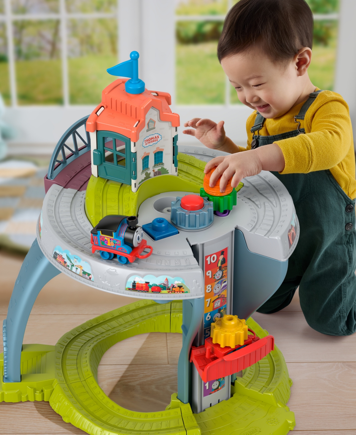 Thomas & Friends Thomas Friends My First Train Table Toddler Toy With Track Fine Motor Activities In Multi-color