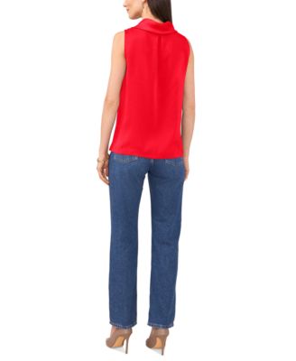 Women's Sleeveless Cowl Neck Top