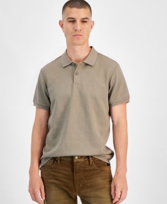 Men's Peony Relaxed Fit Short Sleeve Quatro G Polo Sweater