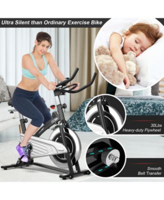 Indoor Exercise Cycling Bike with Heart Rate and Monitor