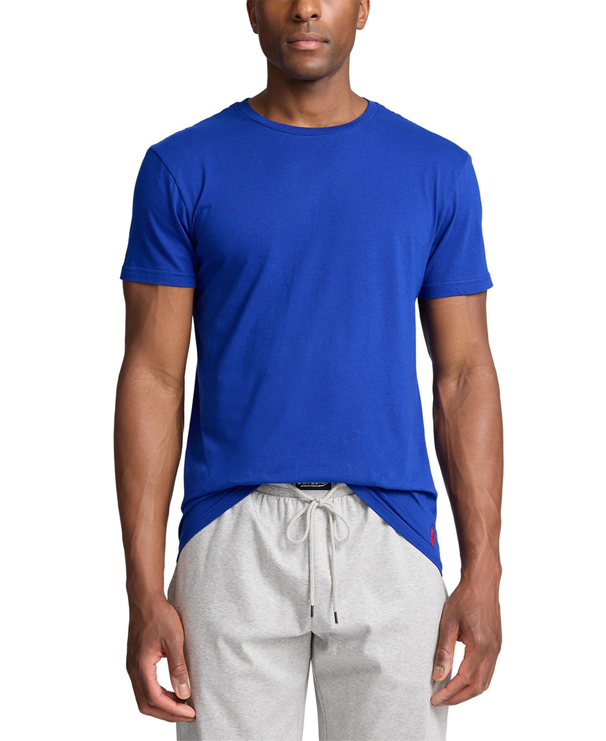 Polo Ralph Lauren Men's 5-Pk. Cotton Crewneck Undershirts - ANDOVER HEATHER, RL2000 RED