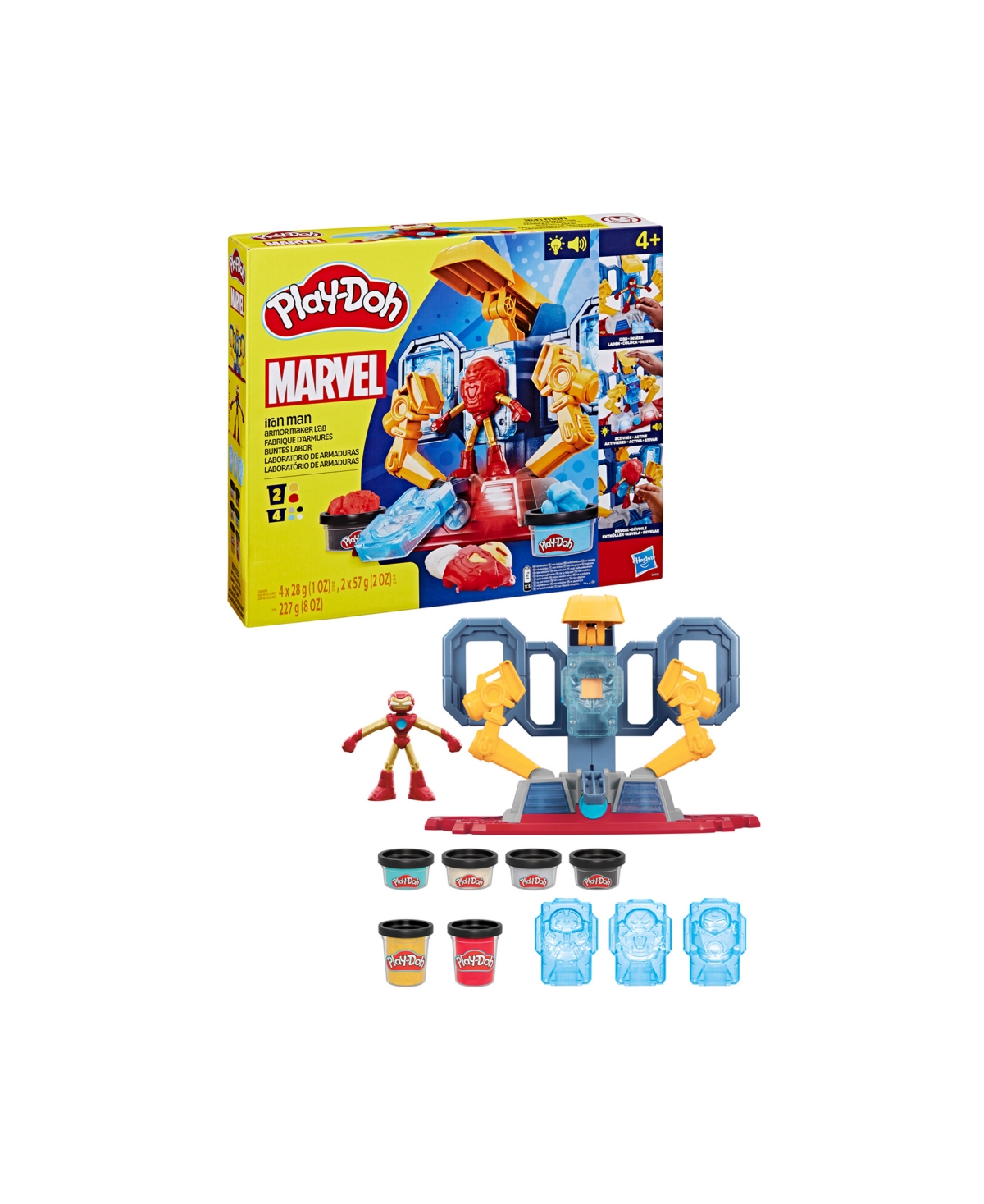 Shop Play-doh Marvel Iron Man Armor Maker Lab In No Color