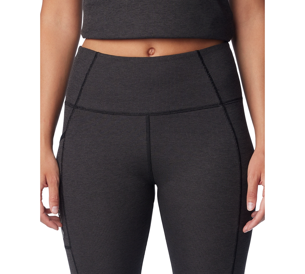 Columbia Women's Move Leggings In Black Heather