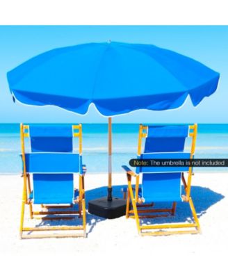 Patio Fillable Umbrella Base Fit 1.5 Inch Umbrella Poles for Yard Poolside