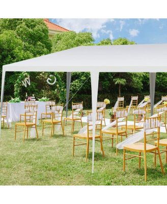 10 x 20 Feet Waterproof Canopy Tent with Tent Peg and Wind Rope