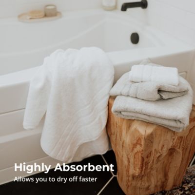 Washcloth | Onyx | 12"x12" | Turkish Cotton and Viscose Material Blend | Extra Smooth, Odor Resistant and Highly Absorbent