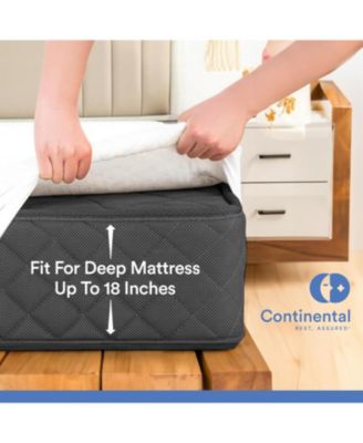 Twin XL Size Premium Quilted Fitted Mattress Cover - 300 Thread Count