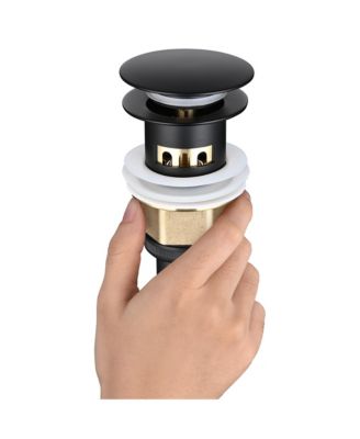 2 5/8&amp;#x22; x 8 1/16&amp;#x22;-  Pop Up Drain with Overflow Mounting Ring Kit for Countertop Sink