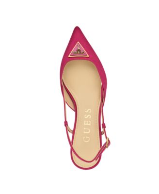 Women's Jesson Logo Slingback Kitten Heel Pumps