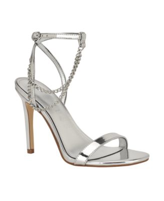Women's Miamy Open Toe Chain Detail Stiletto High Heel Sandals