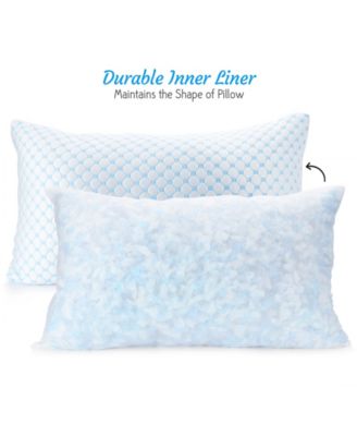 Memory Foam Gel Infused Reversible Cooling Pillow, King
