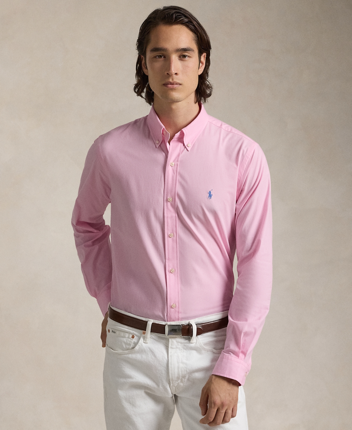 Polo Ralph Lauren Men's Classic-Fit Gingham Stretch Poplin Shirt