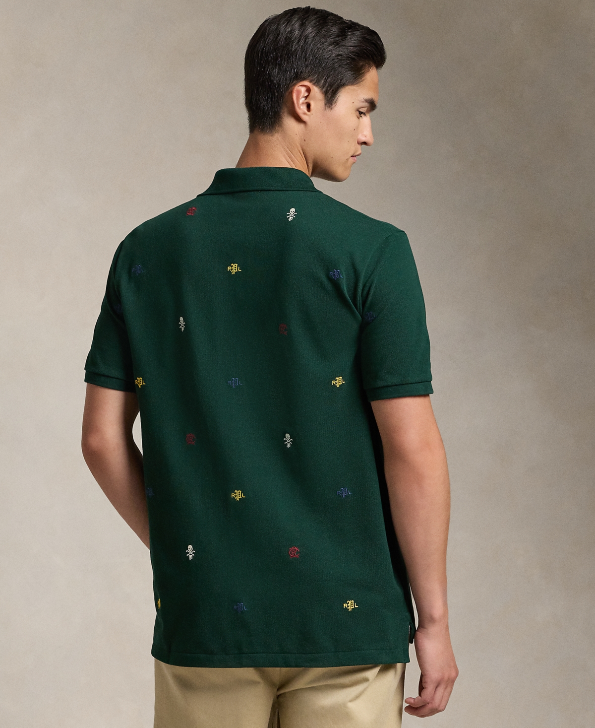 Polo Ralph Lauren Men's Classic-Fit Embroidered Mesh Polo Shirt