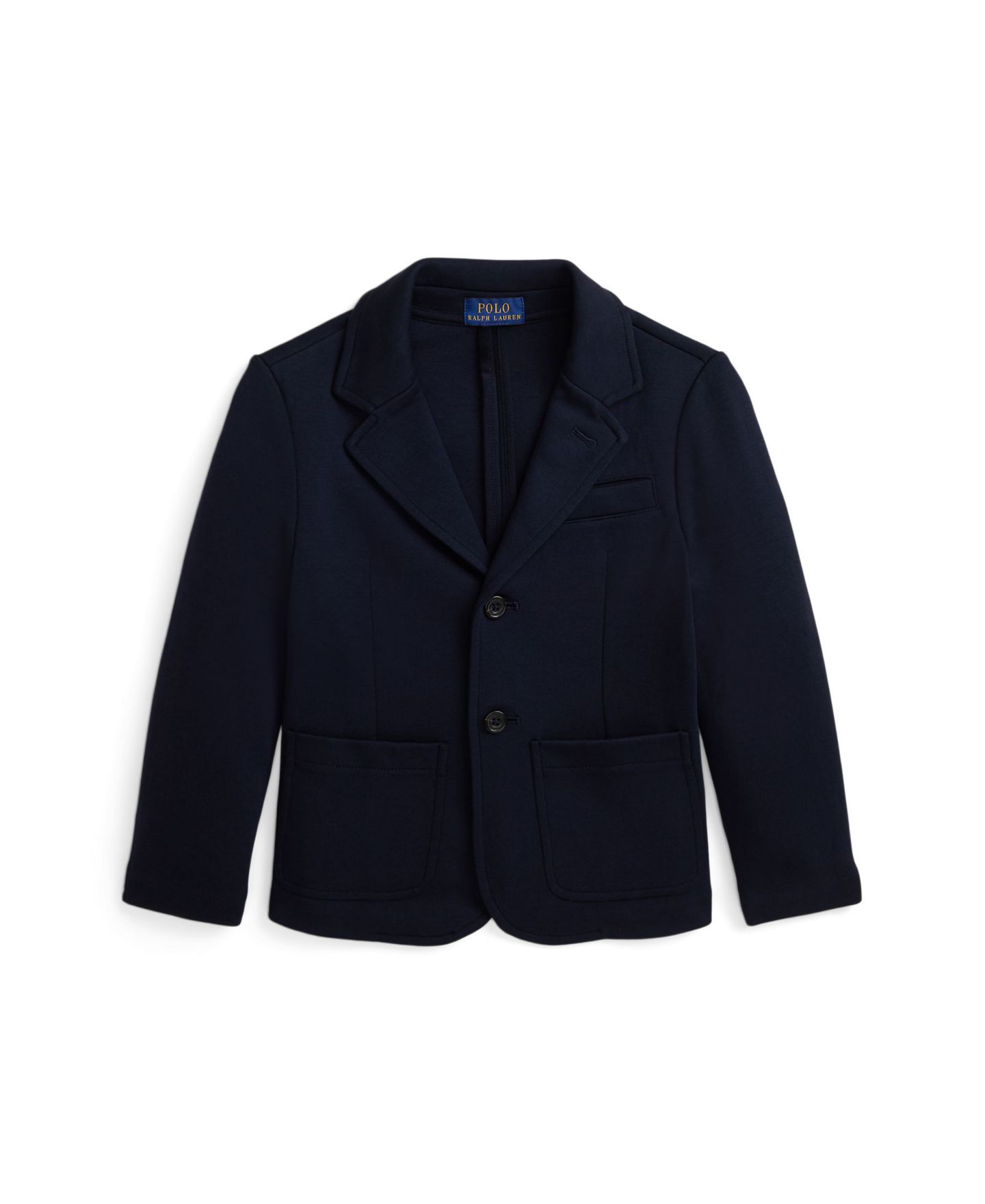 Куртка Polo Ralph Lauren Double-Knit Shirt Jacket для мальчиков, цвет: Тёмно-синий — фото 8