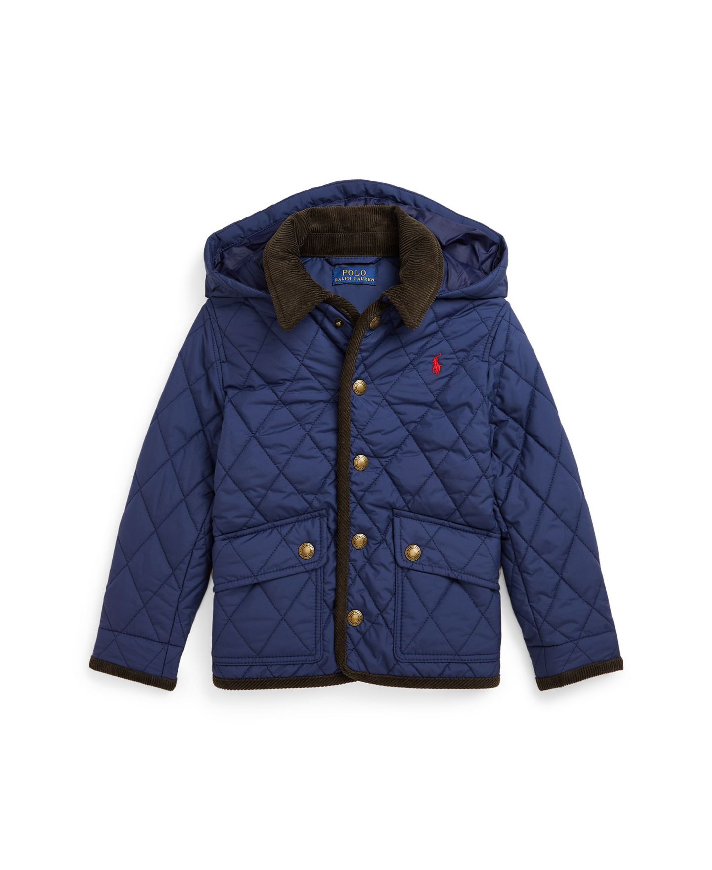 Куртка Polo Ralph Lauren Hooded Barn Jacket для мальчиков, цвет: Тёмно-синий — фото 9