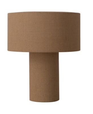 Moonlight 19" Natural Burlap 4-Way Rotary Switch Table Lamp