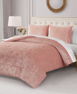Crushed Velvet 3-Pc. Comforter Set, King