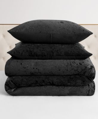 Crushed Velvet 3-Pc. Comforter Set, Full/Queen