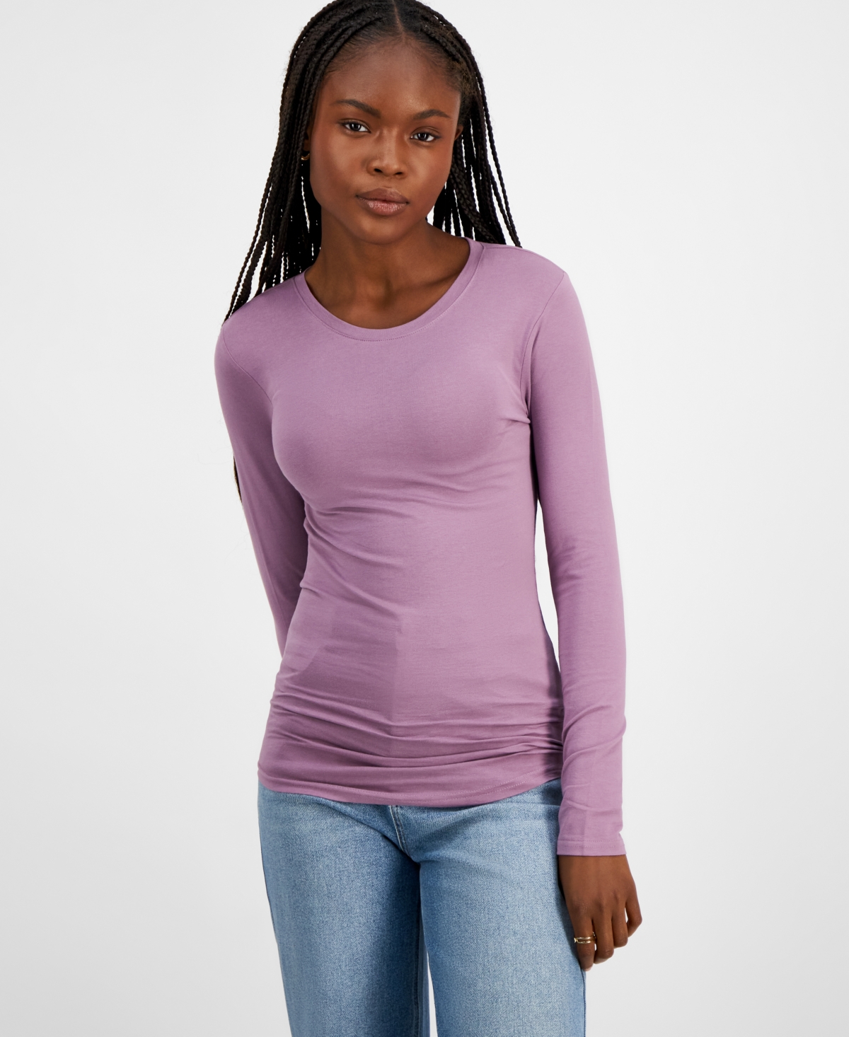 Aveto Juniors' Long-sleeve T-shirt In Valerian