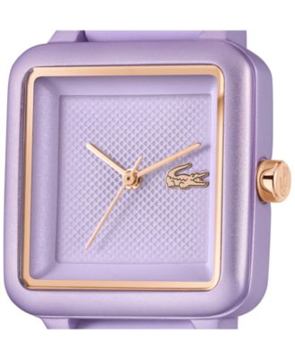【新品】LACOSTE.12.12 FLOW 腕時計　ライトパープル Lacoste Women's Lacoste 12.12 Flow Purple Silicone Strap