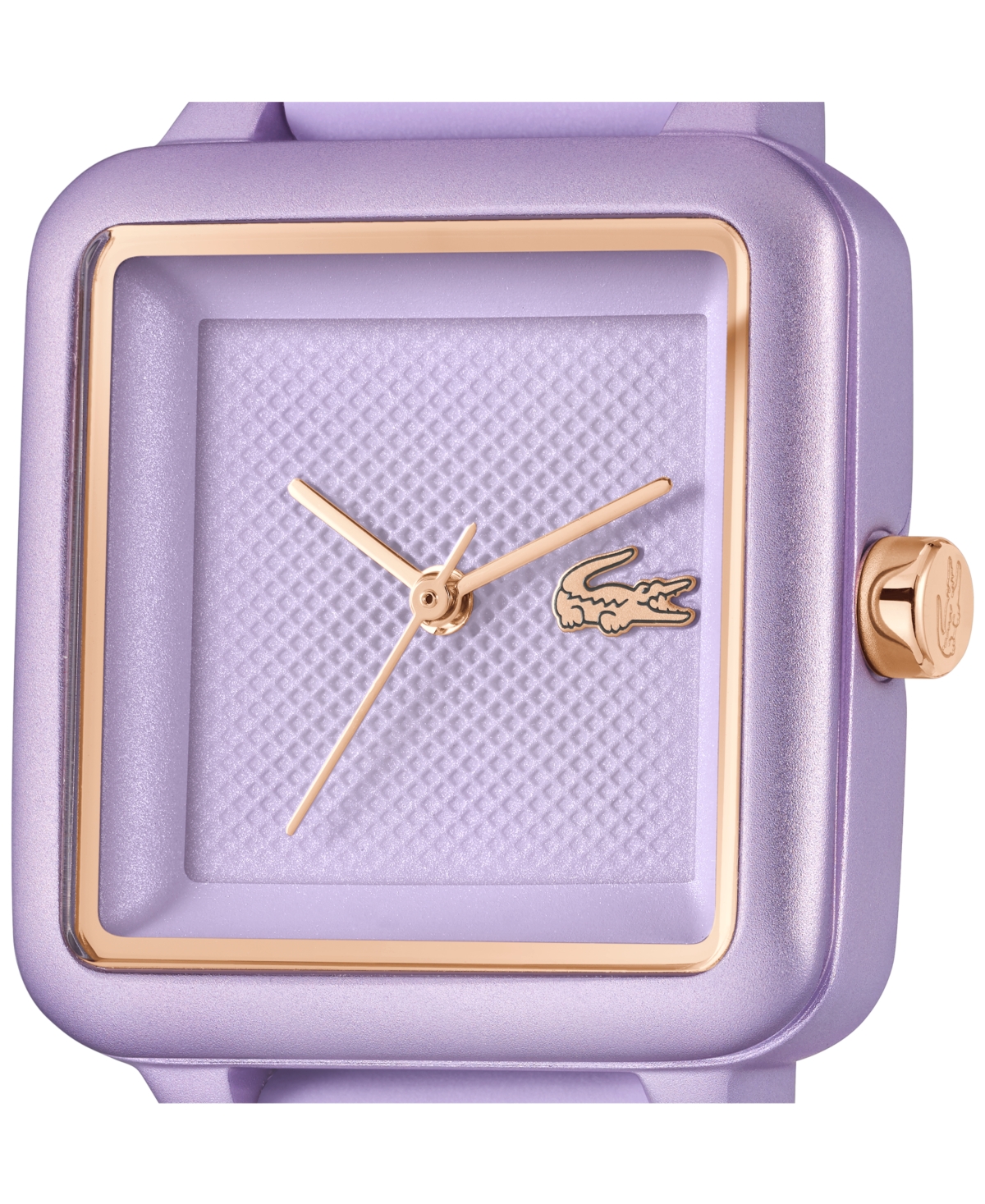 LACOSTE WOMEN'S LACOSTE 12.12 FLOW PURPLE SILICONE STRAP WATCH 26MM 