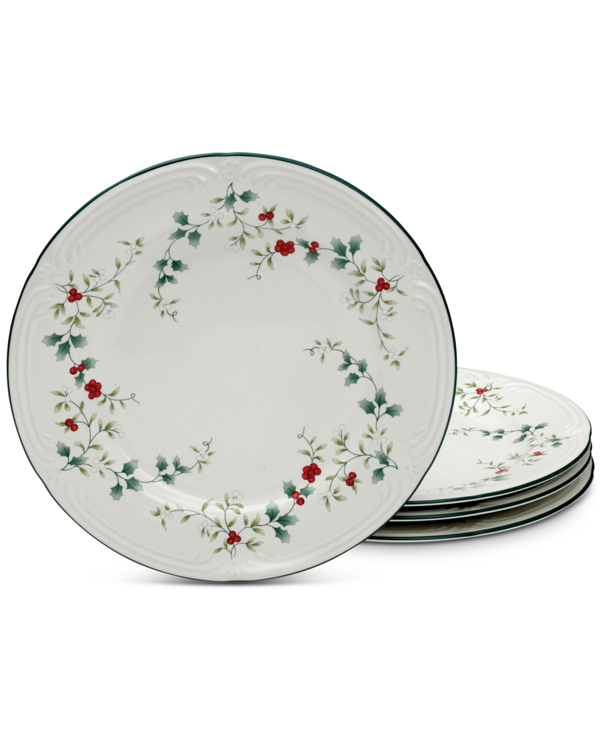 Winterberry Dinner Plates, Set Of 4 In No Color