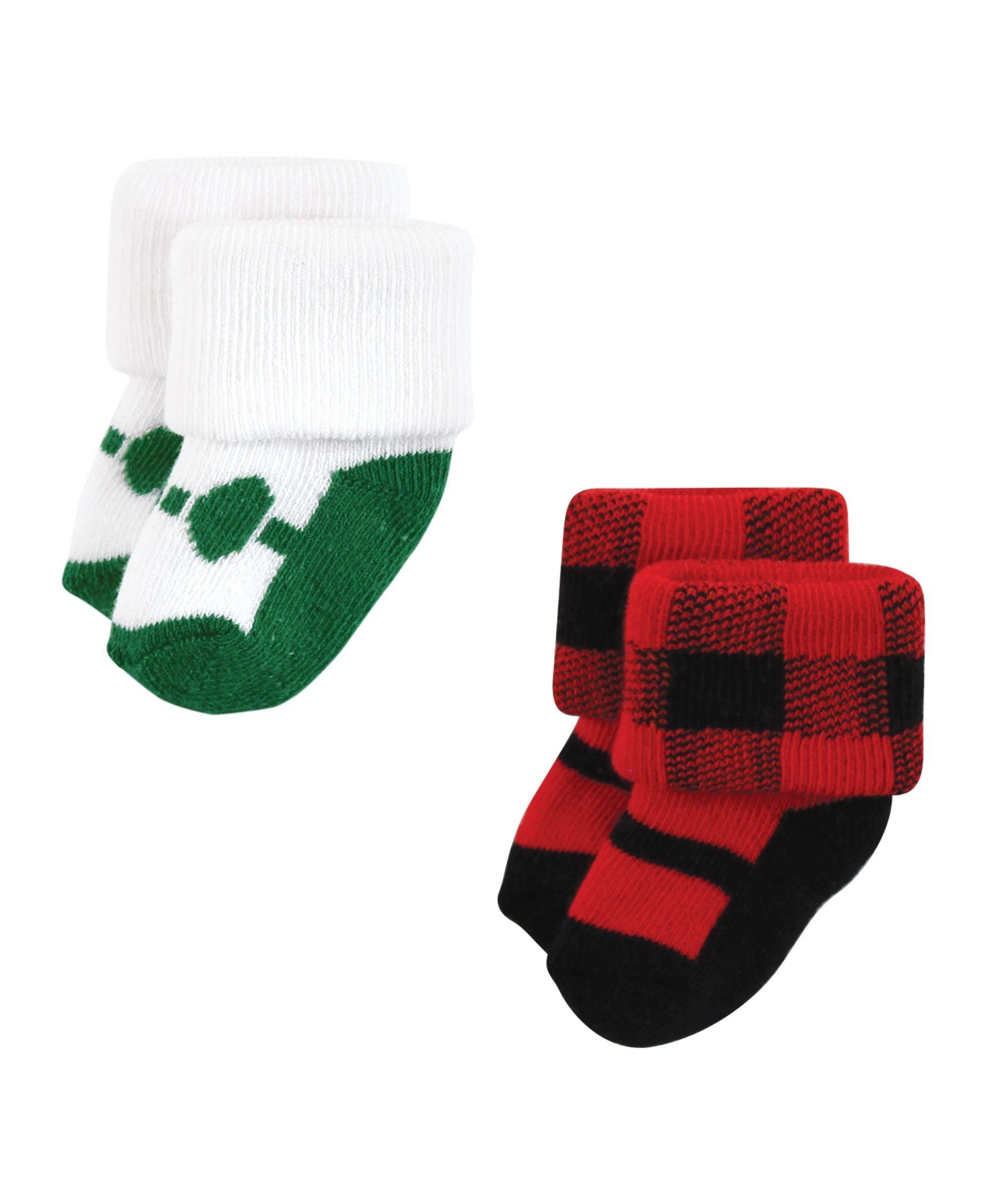 Hudson Baby Baby Girls Cotton Rich Newborn and Terry Socks, 12 Days Of Christmas - 12 days of christmas girl