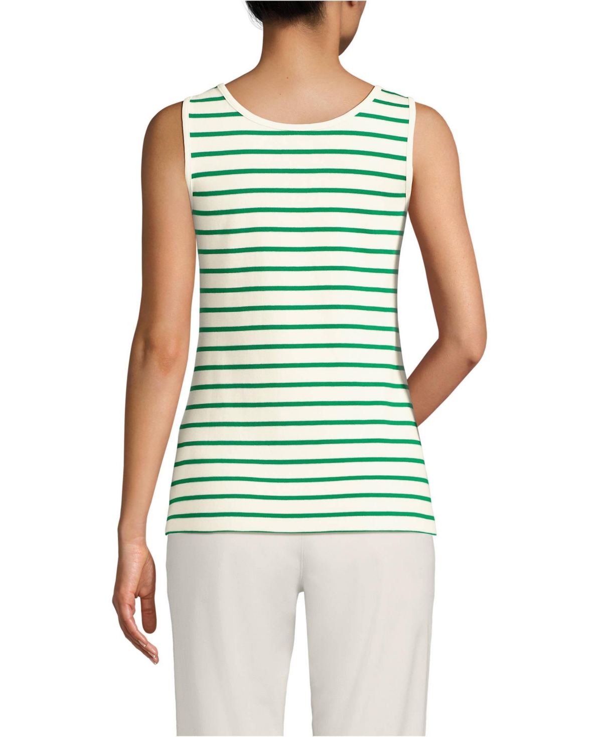 Lands' End Women's Tall Cotton Tank Top
