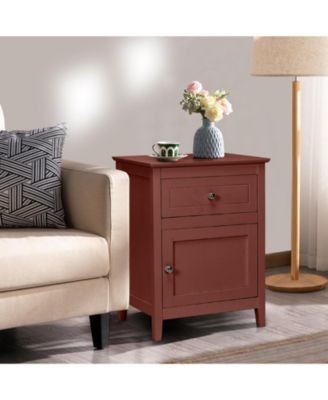 2-Tier Accent Table with Spacious Tabletop