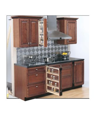 3" Pull Out Kitchen Cabinet Filler Organizer Spice Rack, 432-BF-3C