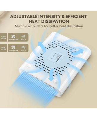 24W Nail Dust Collector Vacuum Cleaner Nail Vacuum Fan Nail Suction Dust Extractor with Reusable Filter for Nail Salon, Nail Artists, Nail Art Enthusiasts