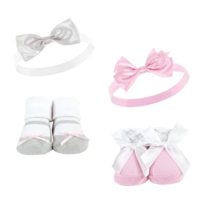 Baby Girls Hudson 8Pc Headband and Socks Set