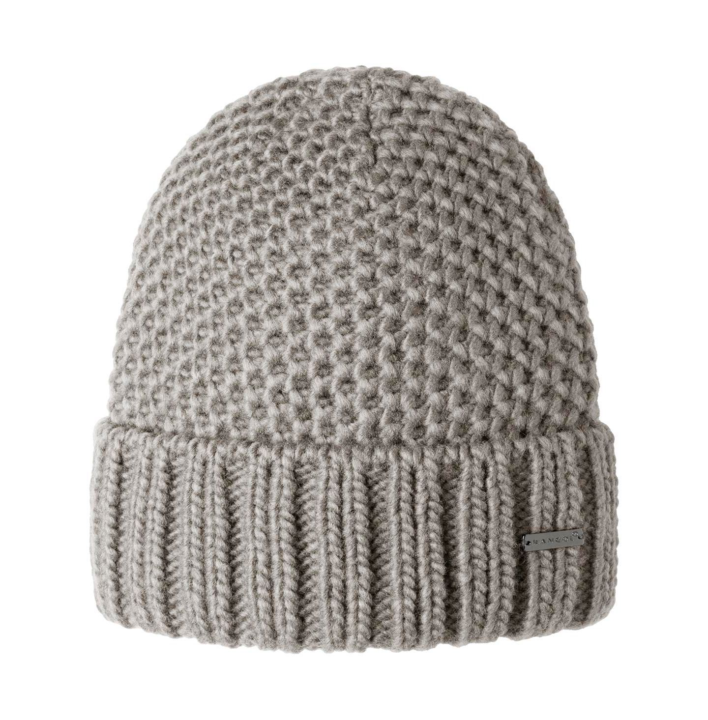 Мужская шапка Kangol Chunky Beanie, цвет: Тёплый серый — фото 2