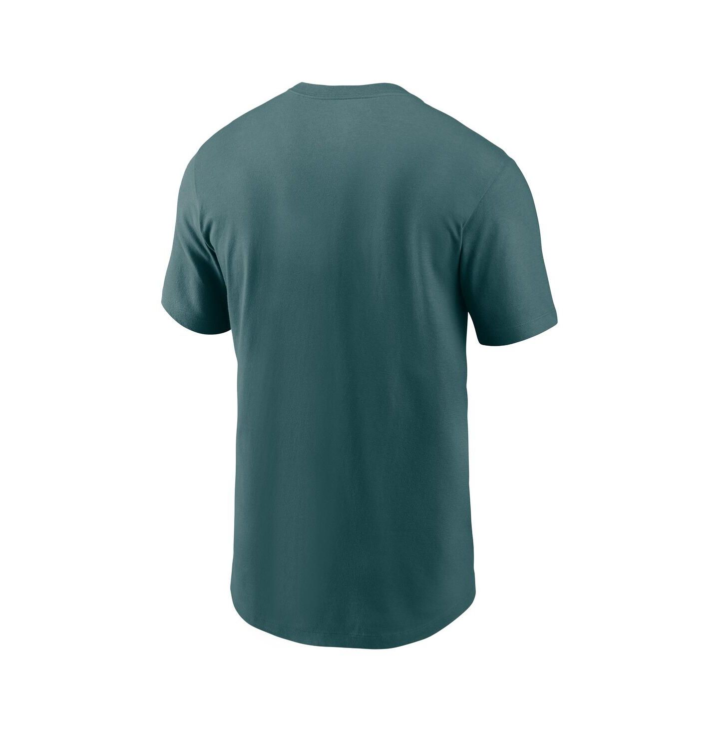 Мужская футболка Nike Midnight Green Philadelphia Eagles Primetime Wordmark Essential — фото 2