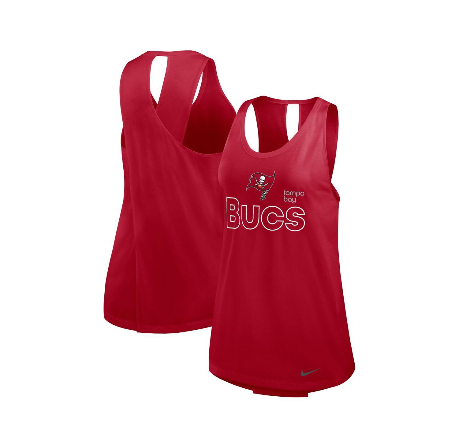 Women's Red Tampa Bay Buccaneers Performance Tank Top