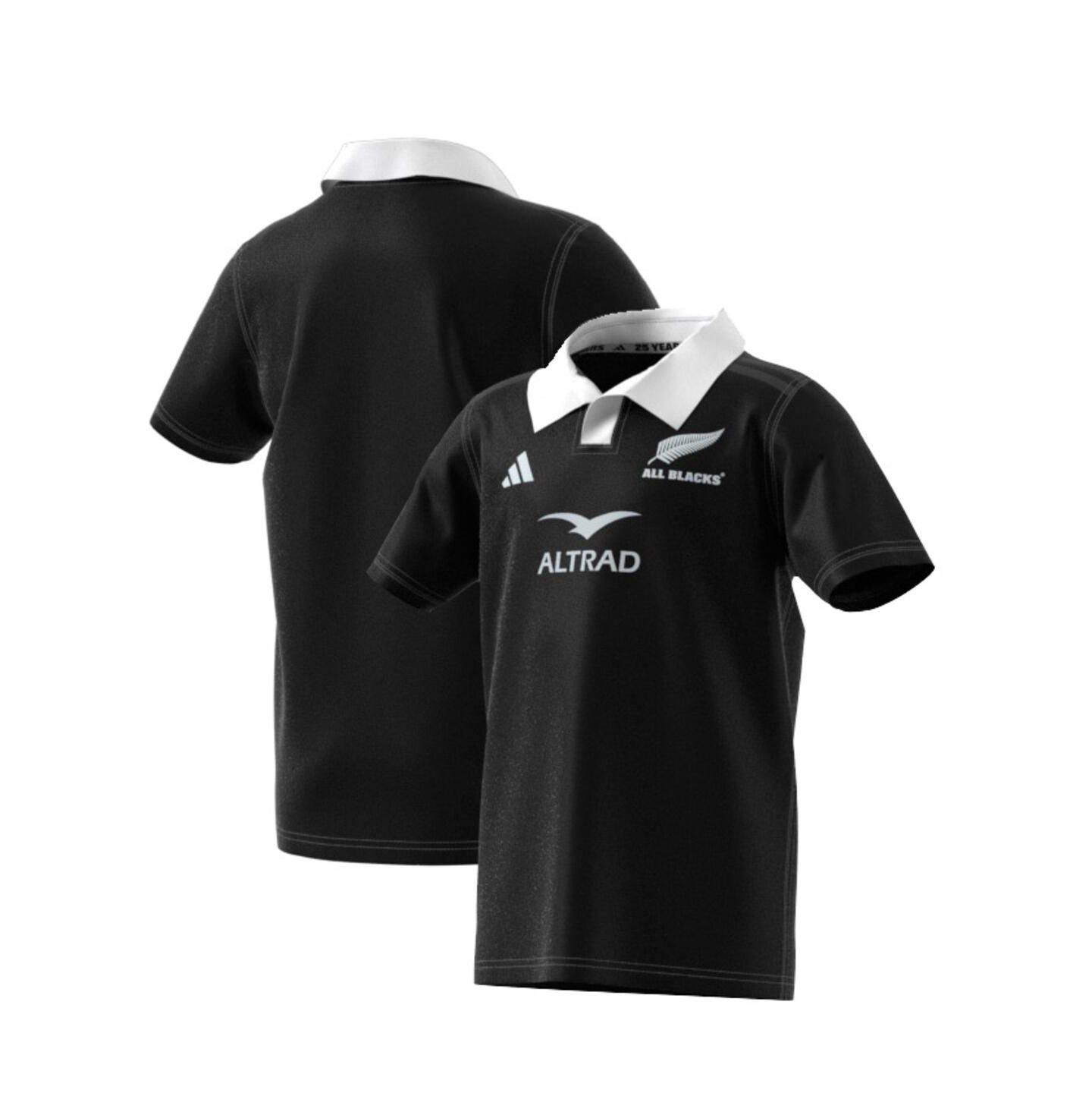 Детская домашняя джерси adidas сборной Новой Зеландии по регби 2024/25 Replica, Black — фото 1